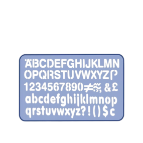 Lettering Stencil 10mm