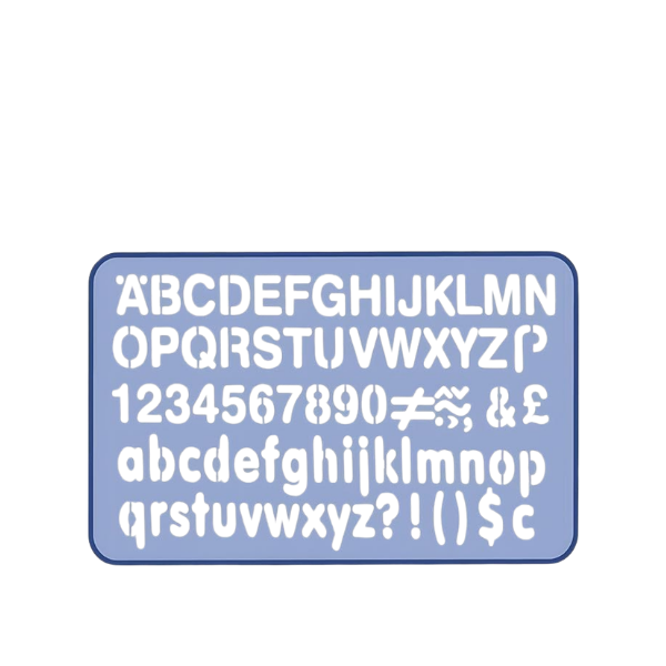 Lettering Stencil 10mm