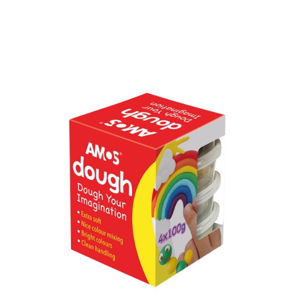186* Amos Play Dough 4 x 100g