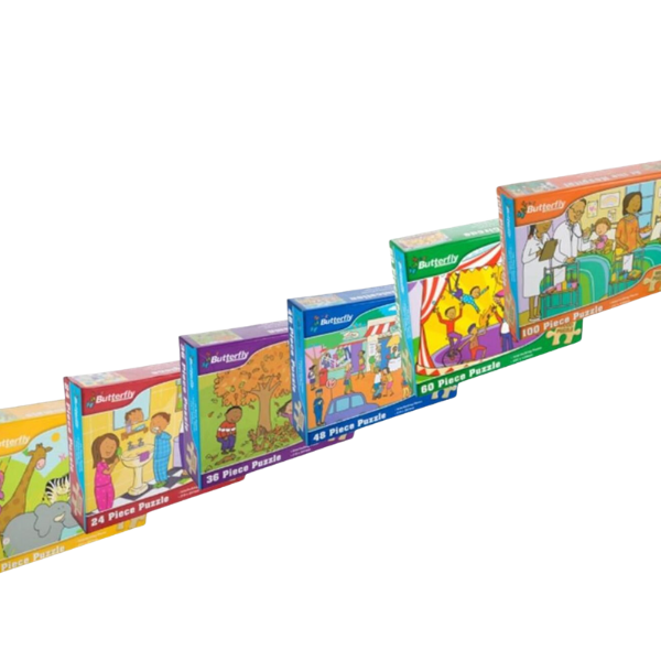 A4 Wooden Puzzle Range 12 - 100 Piece (Each)