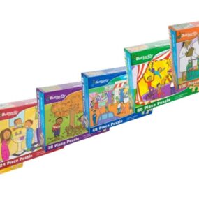 Butterfly A4 Wooden Puzzle Range 12 - 100 Piece