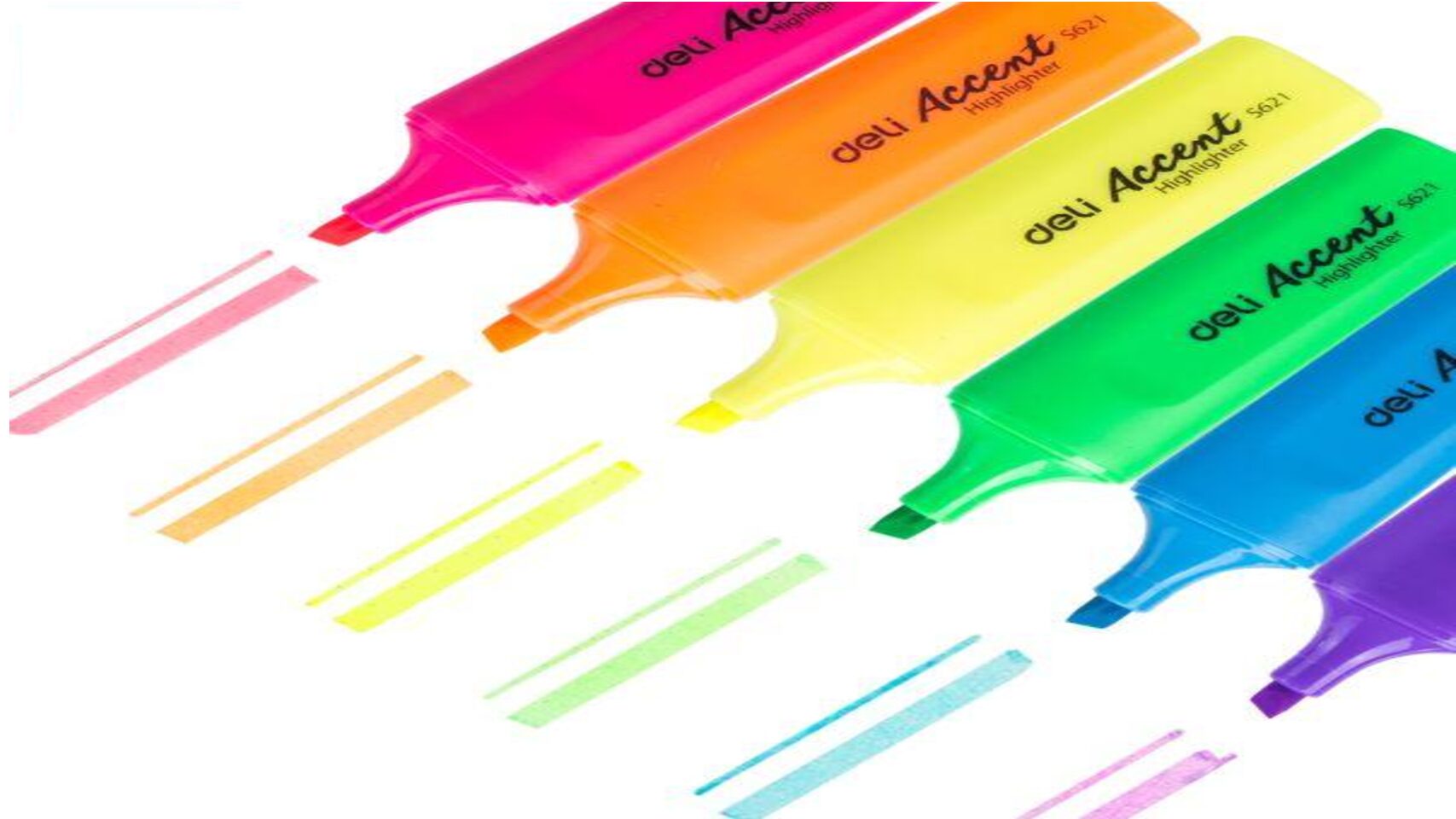 Deli Bright Highlighter 1.5mm Chisel Assorted Colours