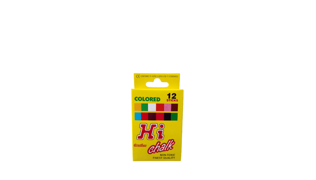 SM2* Hi Chalk Dustless Colour 12's