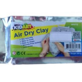 Office Mate Air Dry Clay White 500g