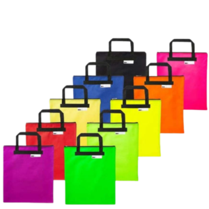 90* Meeco Book Carry Bag 380mm x 290mm Standard Assorted Colours (Each)