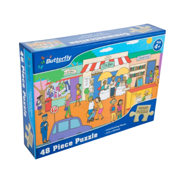 A4 Wooden Puzzle Range 12 - 100 Piece (Each) - 48 Piece