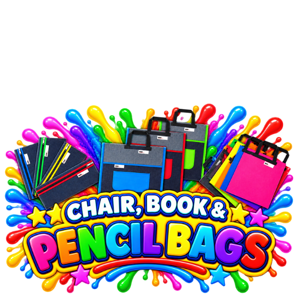Chairbag, Bookbag, & Pencil Bags