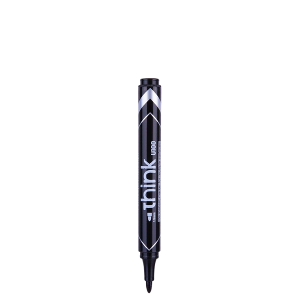 131D* Deli Permanent Marker 1.5mm Bullet Assorted Colours (Each) - Black