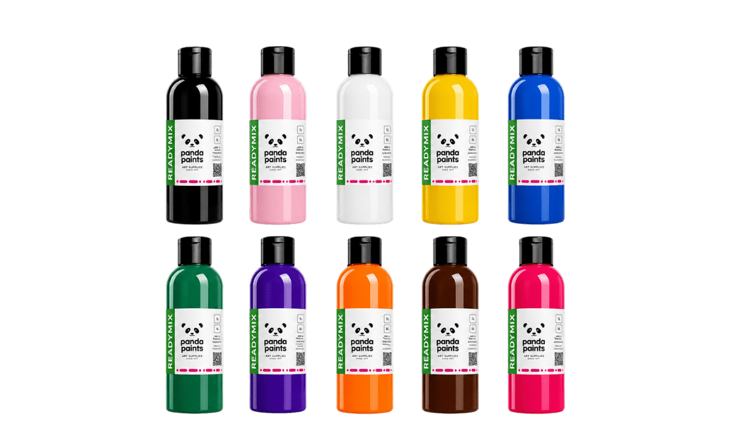 Panda Readymix School Paints 1000ml Assorted Colours (Each)